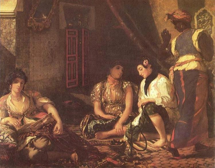 Eugene Delacroix Frauen von Algier oil painting image
